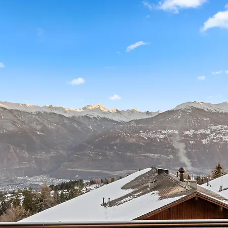 Avec Vue Epoustouflante Sur Les Montagnes 아파트 크란스몬타나