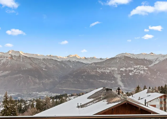 Avec Vue Epoustouflante Sur Les Montagnes Lejlighed Crans-Montana